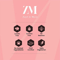 ZM Zayn & Myza Transfer-Proof Power Matte Finish Lip Colour I Smudge Proof & Water Resistant I Light Weight & Extremely Smooth Formula I Vegan - Candid, 6 ml