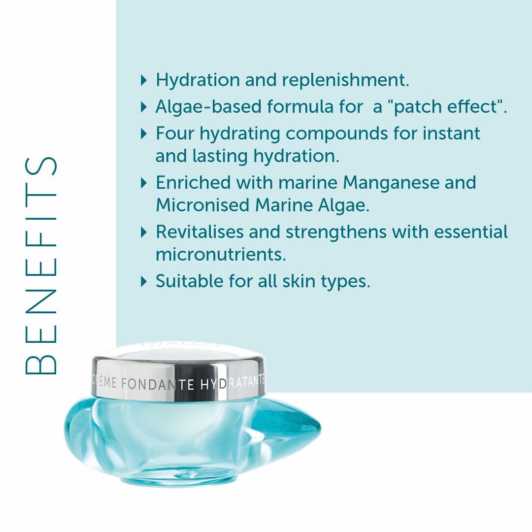 Thalgo Hydrating Melting Cream - Ultra-Hydrating Face Cream with Immediate Comfort and Continuous Care for Dehydrated Skin - 50ml