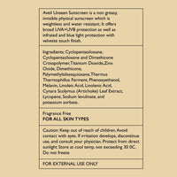 AVEIL All Skin Unseen Physical Sunscreen SPF 50 PA +++|50ml|UVA, UVB & Blue Light Protection|No White Cast|Water & Sweat Resistant|Hydrating Sunscreen|Prevents Fine Lines & Wrinkles|Pack of 1