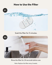4 Packs Replacement Filters for Capsule Cat Water Fountain PLWF002, 2 Months Set of Replacement Filters for Ultra Quiet Pet Water Fountain 4 Pack Replacement Filters