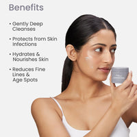 Earth Rhythm Deep Pore Charcoal Cleansing Balm | Cleanse Makeup, Removes Excess Oil & Dirt, Detoxifies & Clear Pores | For All Skin Type | Men & Women – 40g