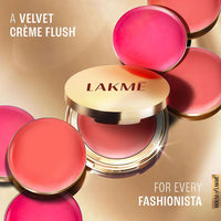 Lakmé 9 to 5 Powerplay Velvet Crème Blush - Soft Coral