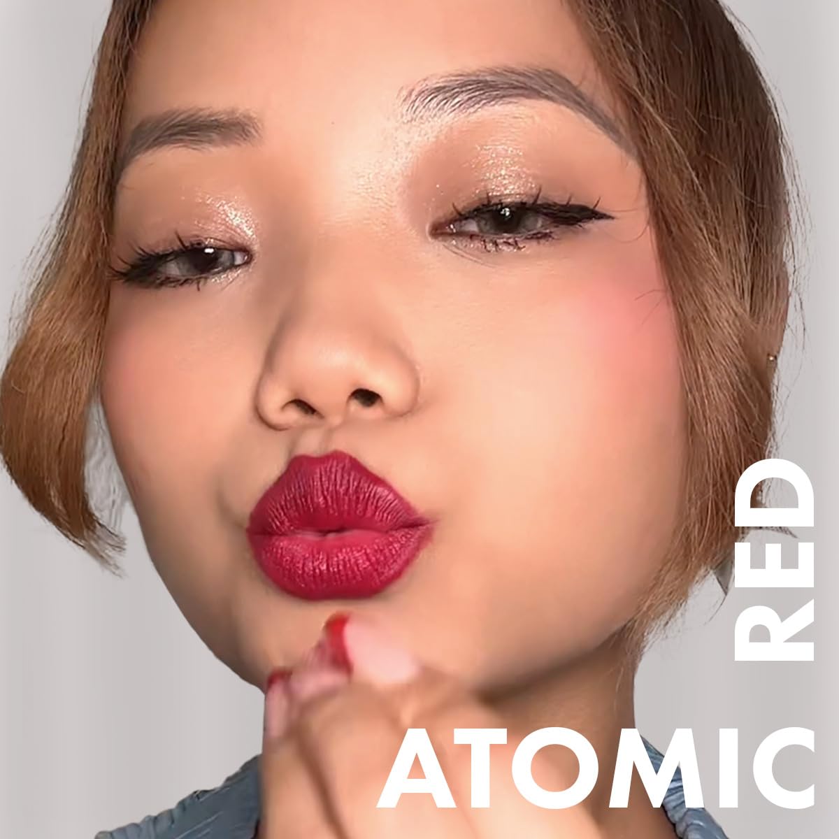 DAUGHTER EARTH Atomic Red Natural Lipstick | Vegan Plant Based Highly Pigmented Lightweight Lip Color | Long Lasting Creamy Velvet Phytonutrient Lip Stick With Vitamin E & Bakuchiol | Natural With UV Protection | 4g