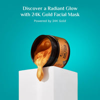 Pilgrim 24K Gold face mask for glowing skin | 24K Gold face pack for glowing skin, skin hydrating, boosts collagen and restoring skin radiance | For All Skin Types | For Men & Women | 50gm