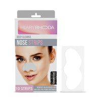 Hilary Rhoda Deep Cleanse Nose Strips | Instant Removal | Removes Blackheads & Whiteheads | Deep Cleanses Skin & Removes Dirt & Oil | 10 Strips (Charcoal - Shade 01)