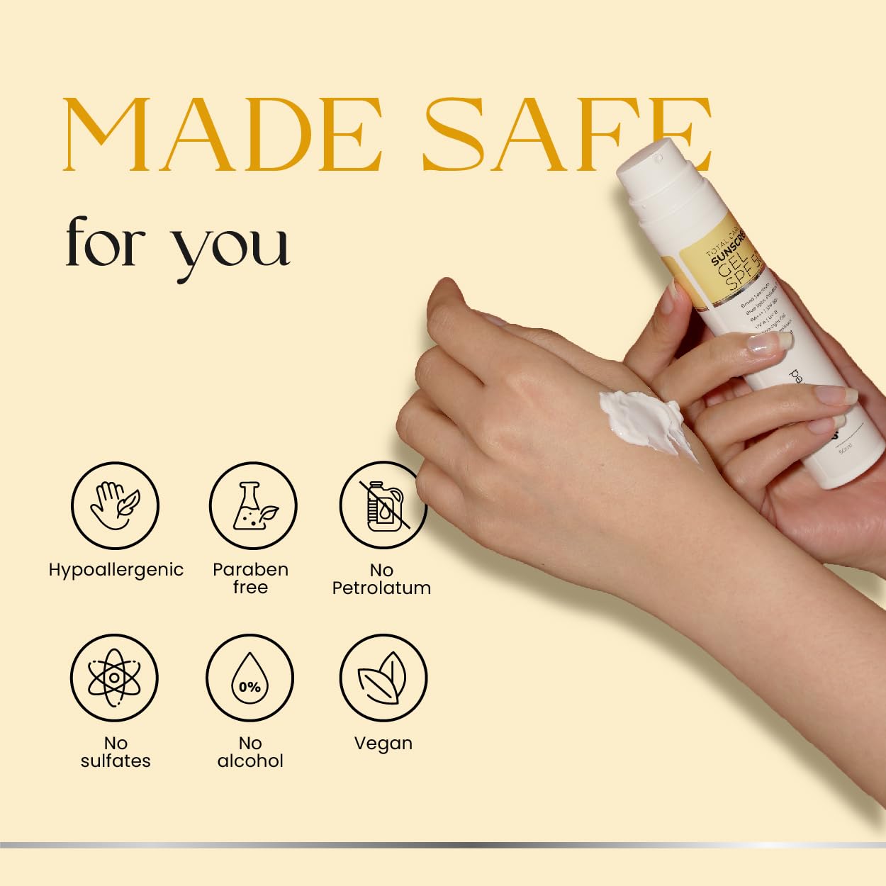 SkinInspired Total Care Gel Sunscreen Spf 50+ (50Ml)|Broad Spectrum Pa+++ Uva/Uvb Protection, Blue Light, Phyto Extracts| Ultra-Light Gel|Non-Sticky|No White Caste|For All Skin Types