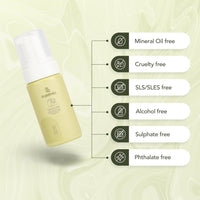 Purehill Foam Face Wash with Mandarin and Niacinamide for Clear, Bright and Flawless Skin Suitable for All Skin Types, 100 ML