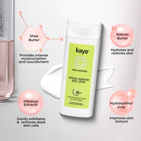 Kaya Clinic Intense Hydration Body Lotion, 200ml Enriched With Shea Butter, 24 Hours Moisture Lock Formula, Hydrating Body Lotion for All Skin Types