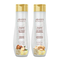 Jovees Herbal Hair Repair Shampoo Strengthens For Damaged Hair And Hair Repair Conditioner Smooth Silky For All Hair Type 300 ml