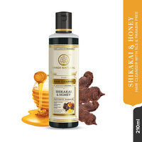 Khadi Natural Shikakai & Honey Shampoo for Strong Hair | Herbal Shampoo for Controlling Hair Fall | Natural Shampoo for Repairing Damaged Hair | SLS & Paraben Free | Suitable for All Hair Types | 210ml