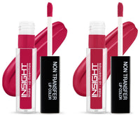 Insight Non Transfer Lip Color, 4ml (07 Satin Rose) & Insight Non Transfer Lip Color, 4ml (05 Cocoa Plum)
