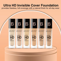 Lakyou Beauty Ultra HD Invisible Cover Foundation | Waterproof | Long Lasting | Light Weight | Shade-02(Soft Ivory) | Pack Of 2