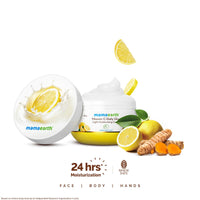 Mamaearth Vitamin C Daily Glow Light Moisturizing Cream with Vitamin C & Turmeric 50g | For Face, Hand & Body | 24H Moisturization | Quick Absorbing, Non-Greasy | Soft Moisturizer | All Skin Types