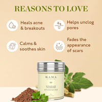 Kama Ayurveda Nimrah Anti Acne Face Pack with Sandalwood and Liquorice, 40G