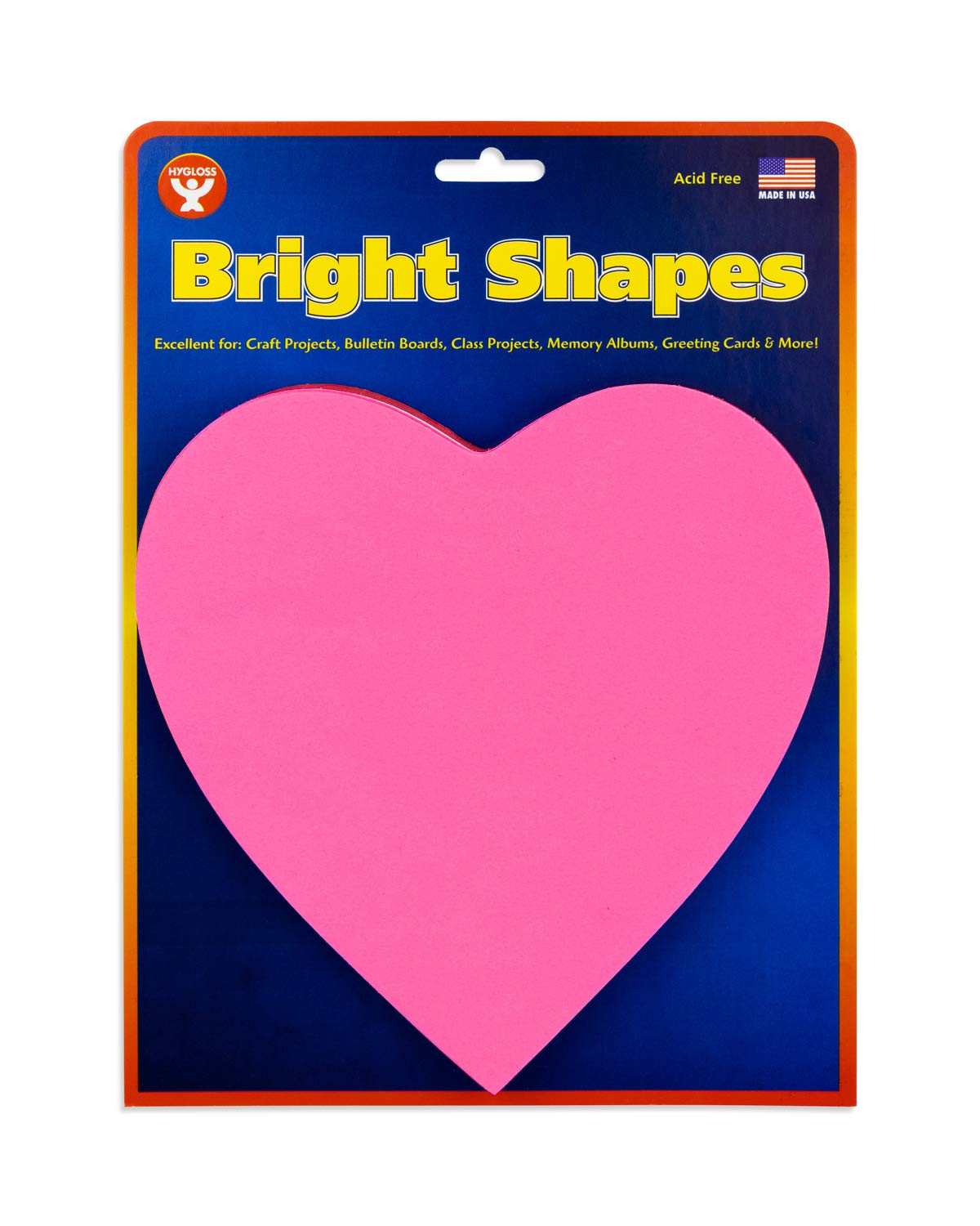 Hygloss Heart Shape Paper Cut-Outs for Arts and Crafts-Many Creative Uses-Valentine’s Day Activities-Red, Pink and White-6 Inches-Jumbo Pack-240 Pcs Heart (6") 240 Pcs
