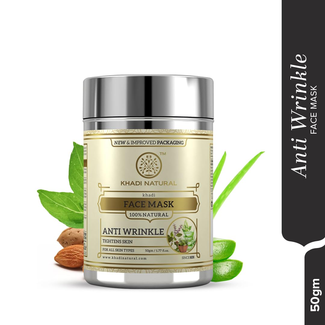 KHADI NATURAL Anti Wrinkle Herbal Face Mask, 50g