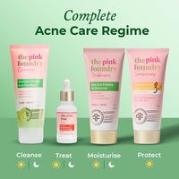 The Pink Foundry Acne Face Wash with 1.5% Salicylic Acid, Zinc PCA, Cica & Lemongrass | Treats & Prevents Acne Breakout | Oil Control Face Wash | Dermatologically Tested | All Skin Types | 100ml