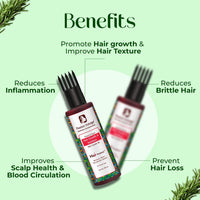 Passion Indulge's Rosemary Hair Growth Kit by Passion Indulge - Rosemary Hair Growth Hair Oil, Serum & Anti Hair Fall Conditioning Shampoo