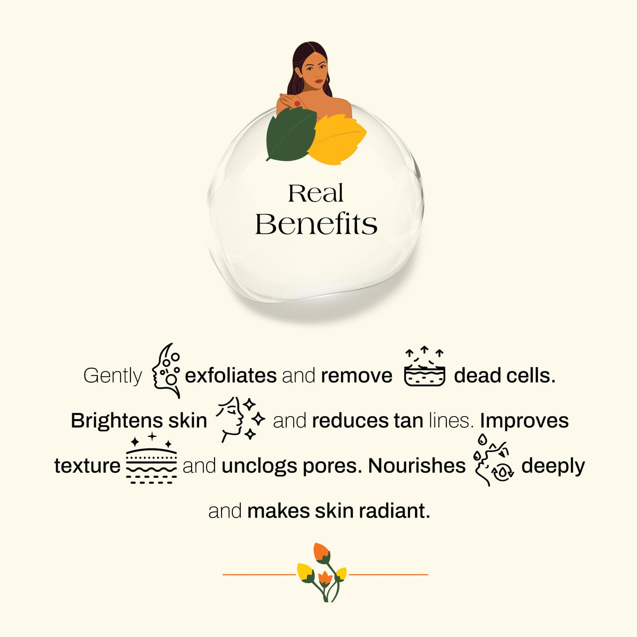 Ashpveda Fruit Face Scrub (Date and Walnut) Face Scrub for Deep Exfoliation | Helpful for Dead Skin, Smooth and Clear Complexation and Tan Removal | Hydrating & Exfoliating For Women and Men (50gm)