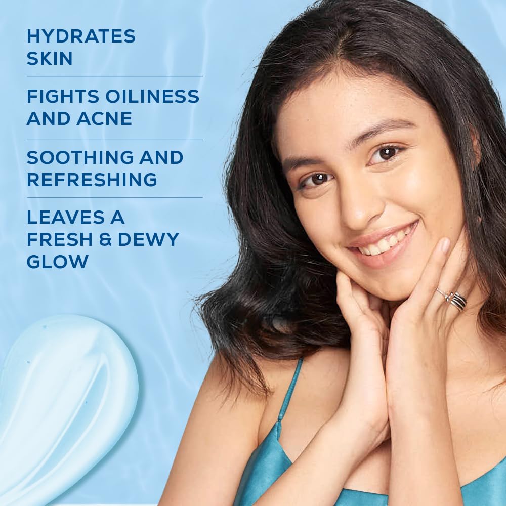 Joy Hydra Refresh Ultra-Light Gel | 48 Hours Hydration | Oil Free Moisturiser | with Hyaluronic Acid | Super Light Gel for Oily, Dry & Combination Skin | For Face & Body, 250ml