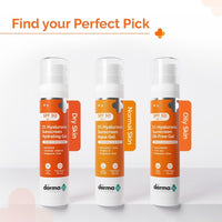 The Derma Co 1% Hyaluronic Sunscreen Aqua Gel SPF 50 PA++++ | For Oily, Dry, Acne-prone Skin | Ultra Lightweight Texture | Non-Greasy | No White Cast | Broad Spectrum Protection & Blue Light Protection | For Men & Women | 50 g