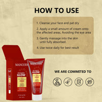 Mancode Power Glow Skin Glowing Cream with Kojic Acid, Glycolic Acid & Alpha Arbutin | Brightening & Hydrating Formula for Men | Reduces Dark Spots & Uneven Skin Tone | 50ml