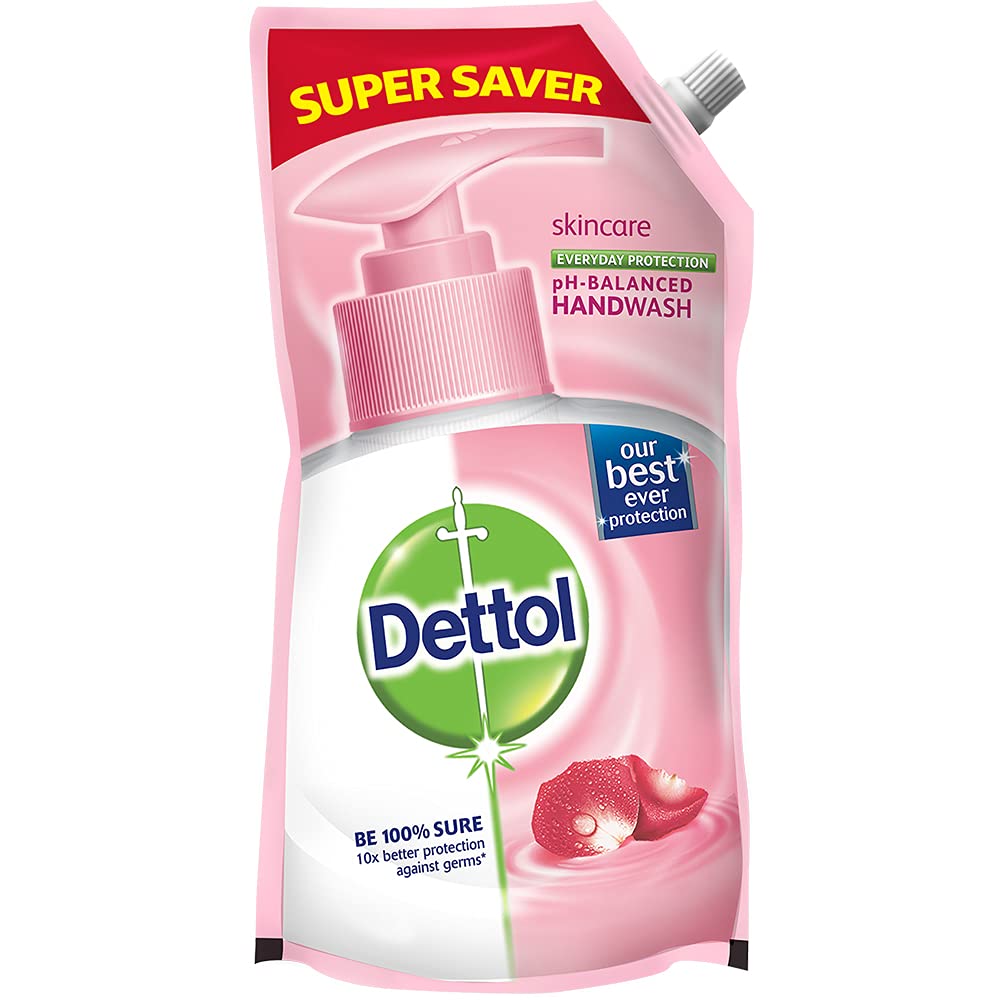 Dettol Antiseptic Liquid for First Aid, Surface Disinfection and Personal Hygiene, 250ml & Dettol Liquid Handwash Refill - Skincare Moisturizing Hand Wash, 750 ml