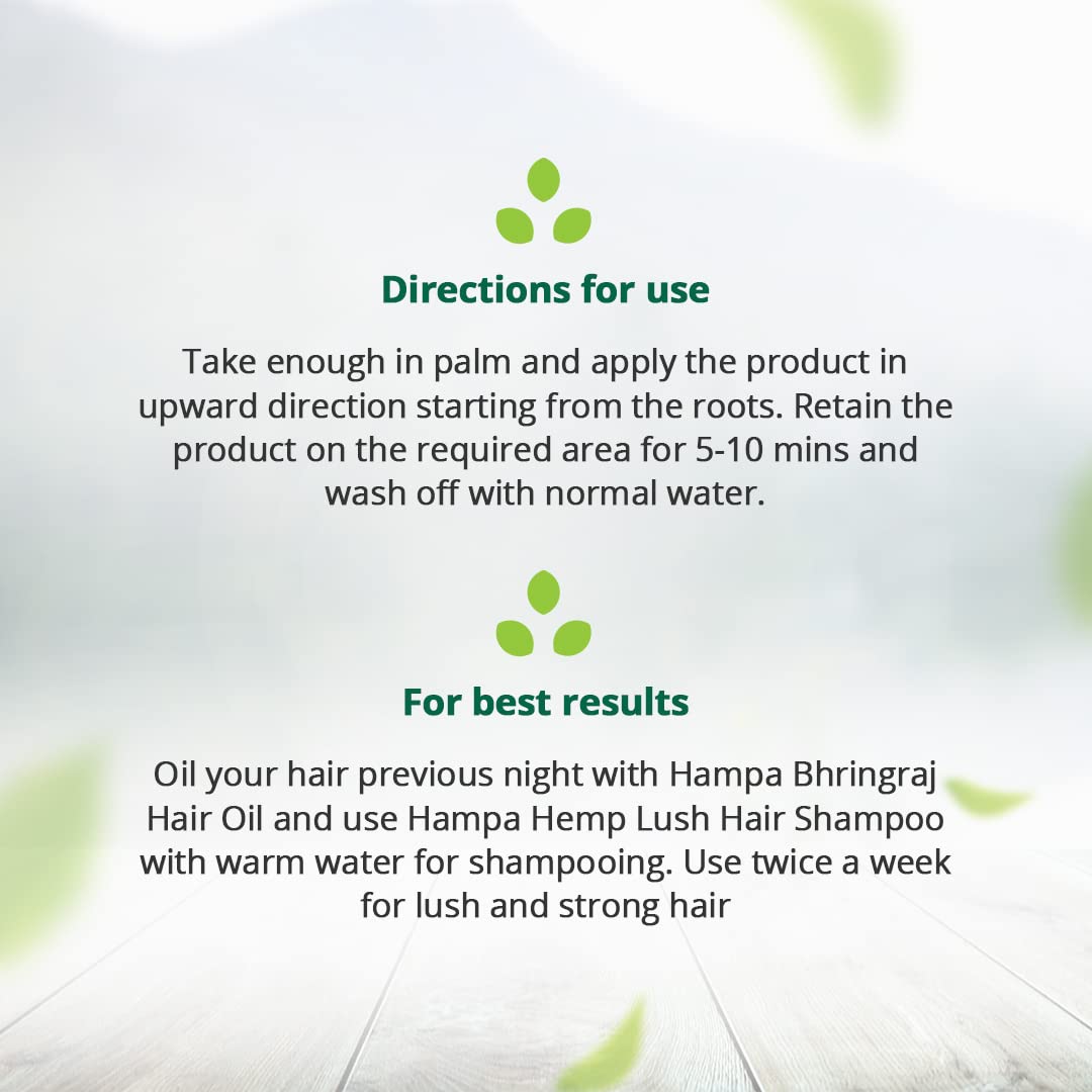 Hampa Nutraelixir Floral Conditioner 200Ml For Frizz And Tangle Free Hair, Naturally Smooth And Shiny, With Hemp, Hibiscus,Fenugreek & Chamomile-No Toxin-Sulphate, Paraben And Silicone Free, 1 Count