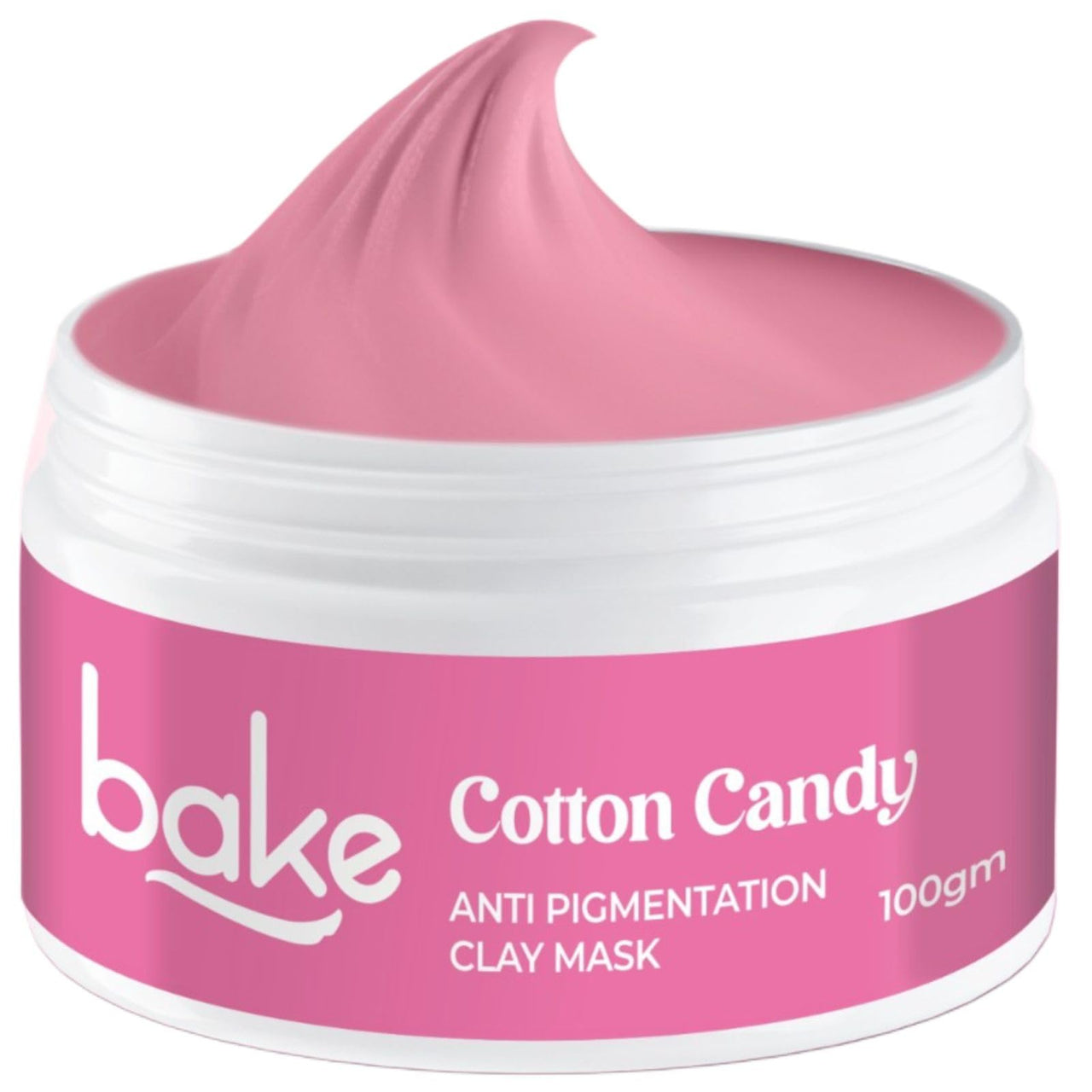 BAKE Anti Pigmentation Clay Mask with 2% Alpha Arbutin for Pigmentation, Dark Spots & Circles, Tan Removal | Anti Pigmentation Kaolin Clay Mask For Skin Brightening & Glowing | For Men & Women | 100g
