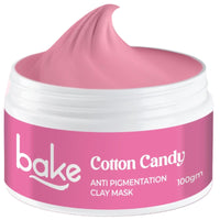 BAKE Anti Pigmentation Clay Mask with 2% Alpha Arbutin for Pigmentation, Dark Spots & Circles, Tan Removal | Anti Pigmentation Kaolin Clay Mask For Skin Brightening & Glowing | For Men & Women | 100g