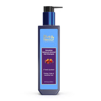 Blue Nectar Batana Hair Shampoo for Fuller & Stronger Hair | Organic Shampoo for Dry, Frizzy, Curly, and Wavy Hair | Redensyl Alternate | Shampoo for Women & Men (17 Herbs, 200ml)