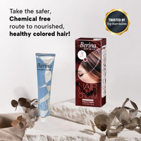Berina Professional | Permanent Hair Color Cream | 60gm | A02 Dark Brown | Long Lasting Color