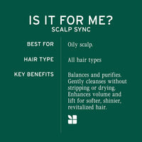 Biolage Scalp Sync Clarifying Shampoo, Soothes and Hydrates Scalp for up to 72 hours*, Enriched with Fermented Tea and Glycolic Acid IFor Women & Men I Vegan & Cruelty-Free