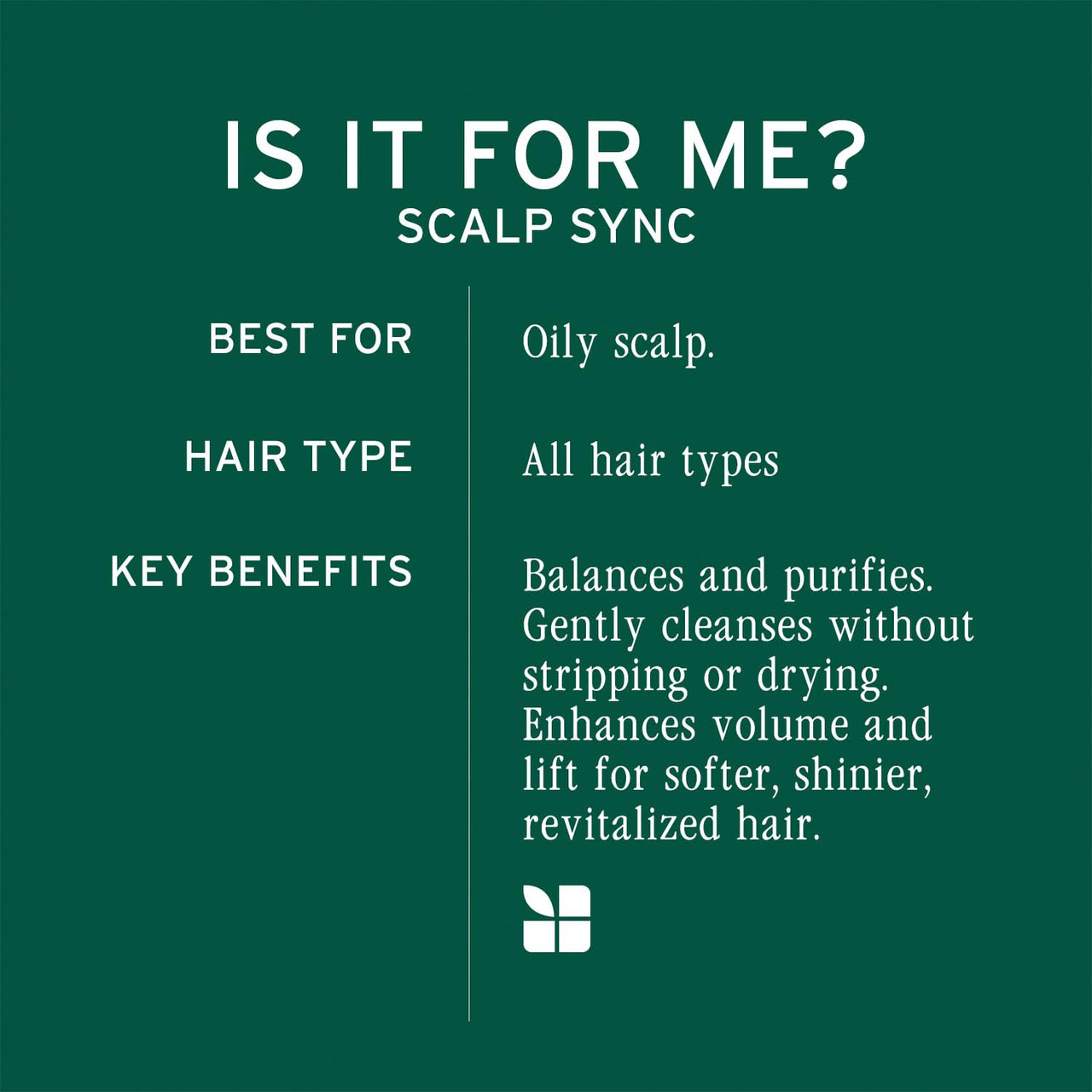 Biolage Scalp Sync Clarifying Shampoo, Soothed and Hydrated Scalp for up to 72 hours*, Enriched with Fermented Tea & Glycolic Acid, for Men and Women, Deep Scalp Treatment, Vegan & Cruelty-Free