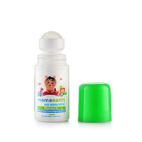 Mamaearth Easy Tummy Roll On for Colic & Gas Relief with Hing & Fennel Oil 40ml (for External use) & Mamaearth Moisturizing Bathing Soap Bar for Babies - Pack of 4