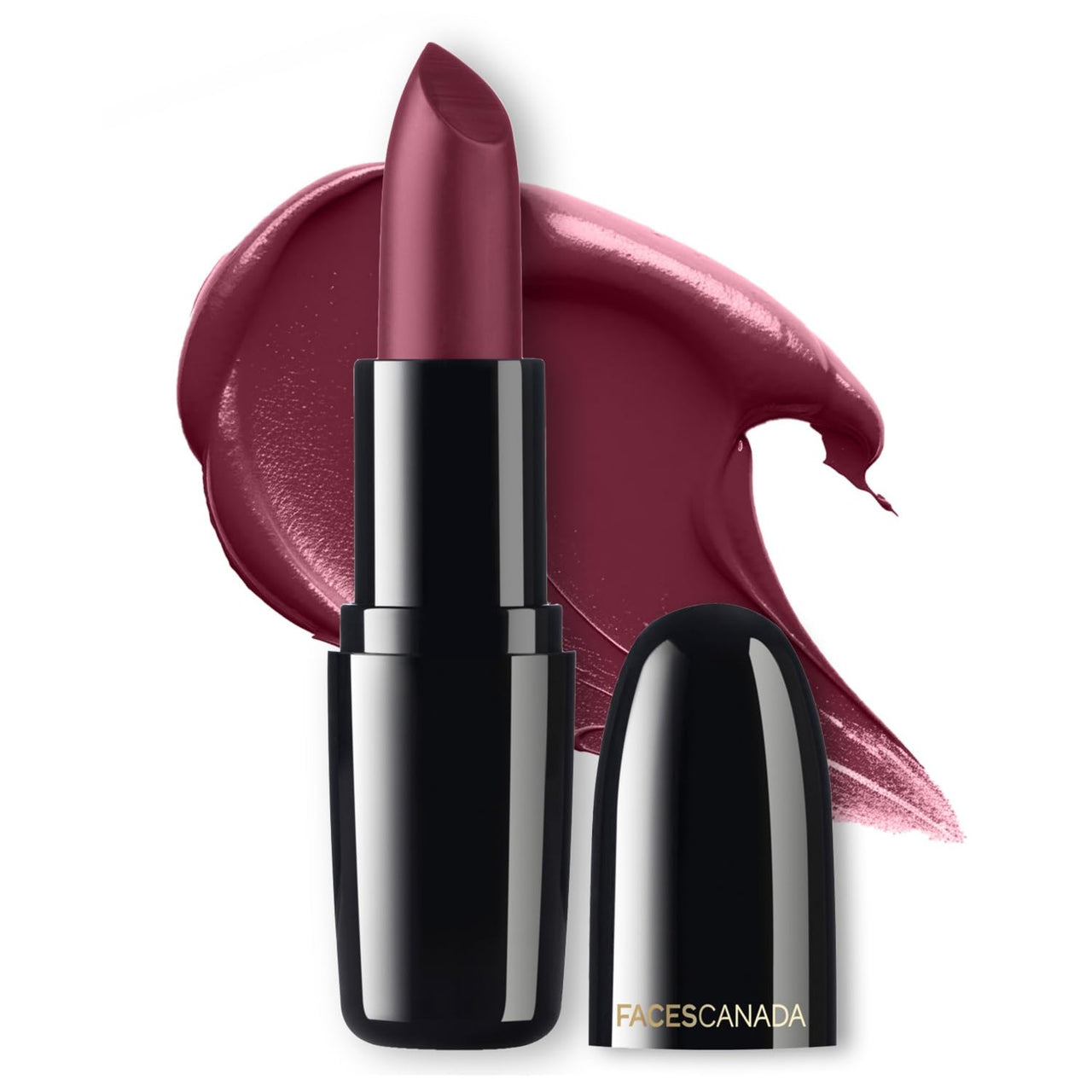 FACESCANADA Weightless Creme Finish Lipstick - Wine Drop (Maroon), 4G | Creamy Finish | Smooth Texture | Long Lasting Rich Color | Hydrated Lips | Vitamin E, Jojoba Oil, Shea Butter, Almond Oil