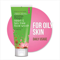 Aroma Magic Neem And Tea Tree Face Wash (PWRD by Niacinamide)- 100 ml (Pack of 2)