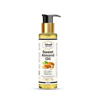 Khadi Omorose Sweet Almond Oil | Cold pressed | For Skin & Hairs | (100 ml)