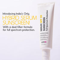 Cos-IQ Sunscreen SPF 30 PA++++ | Clinically Tested Lightweight | No White Cast | Broad Spectrum Serum-Based Sunscreen, UVA, UVB and IR Protection | For Women & Men | 100ml