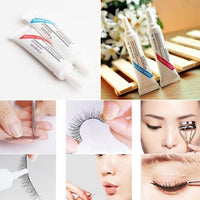 HUDA GIRL Eye Lashes for Women - Black Handmade Natural Thick Long Polyester, 3 Pairs False Eyelashes with Eyelash Glue - Empathetic Reusable Extensions for Womens, Girls - Eyelash with glue Set