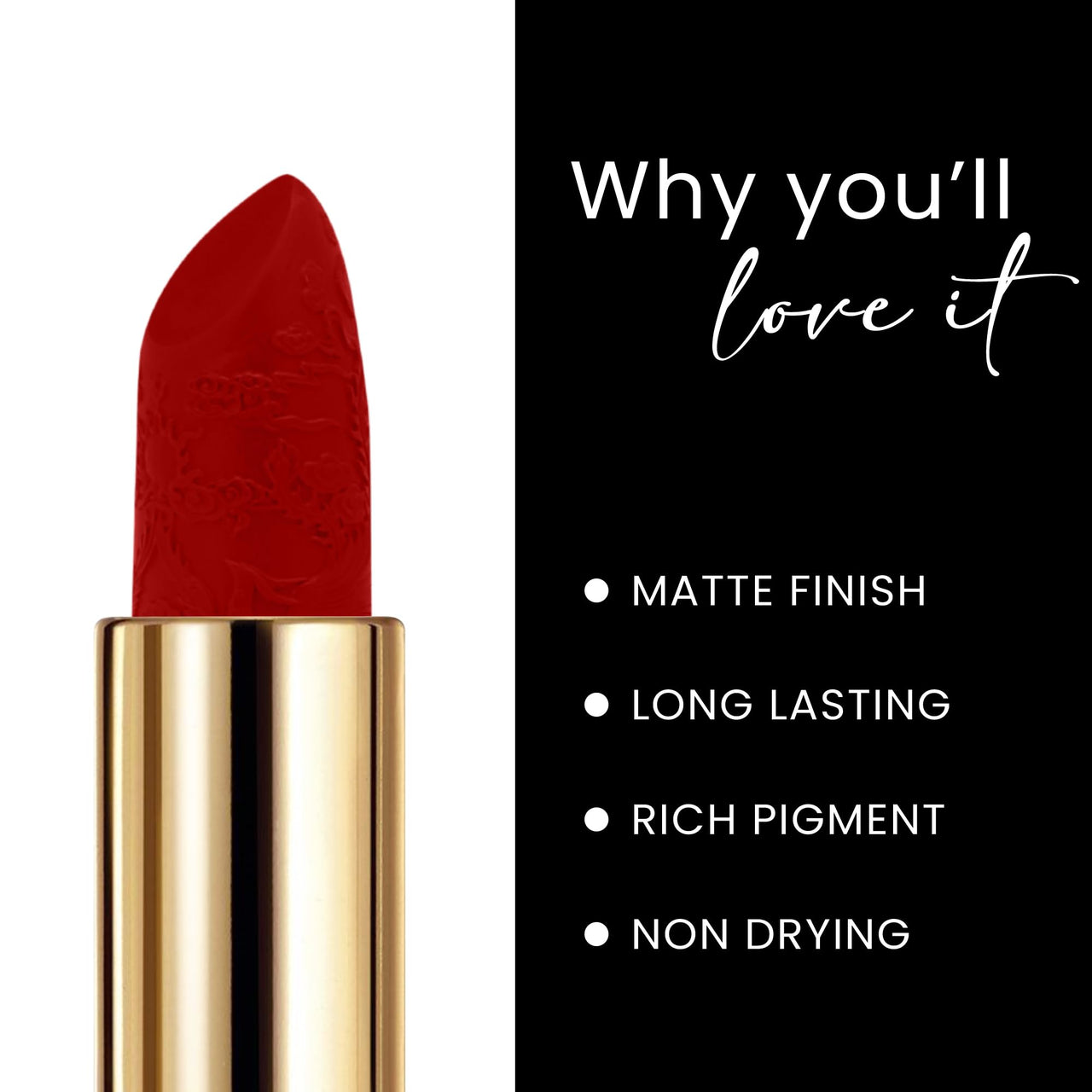 Seven Seas HD Intense Matte Lipstick | Non-Transfer | Lipstick For Women (612-Amaranth, 3.5G)