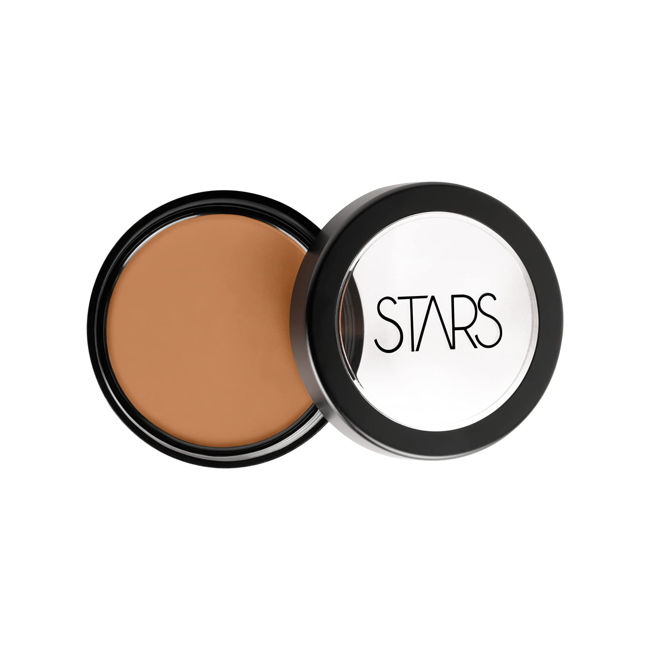 Stars Cosmetics Makeup Foundation Cream Face Professional Light Weight Matte Finish Waterproof blends seamlessly Long Lasting Full Coverage All Skin Types For Girls Womens Chinese (Pack of 2 8g Each)
