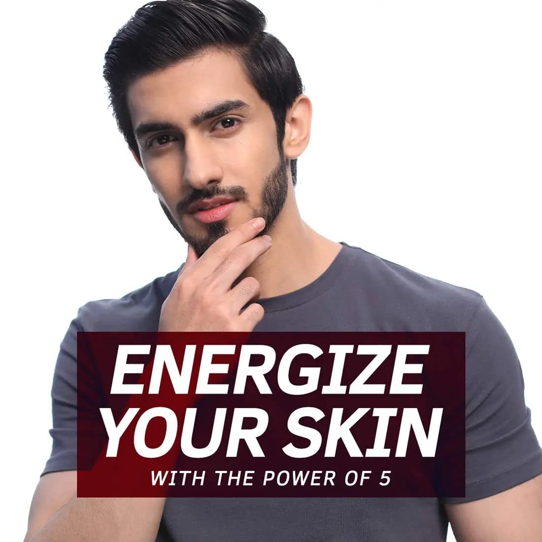Ustraa Power Face Wash - 100g - Energize and De-Tan | Dermatologicallyl Tested | Effective Tan Removal | Removes Dead Skin, Brightens Skin, Refresh & Recharge, NO SLS, No Paraben