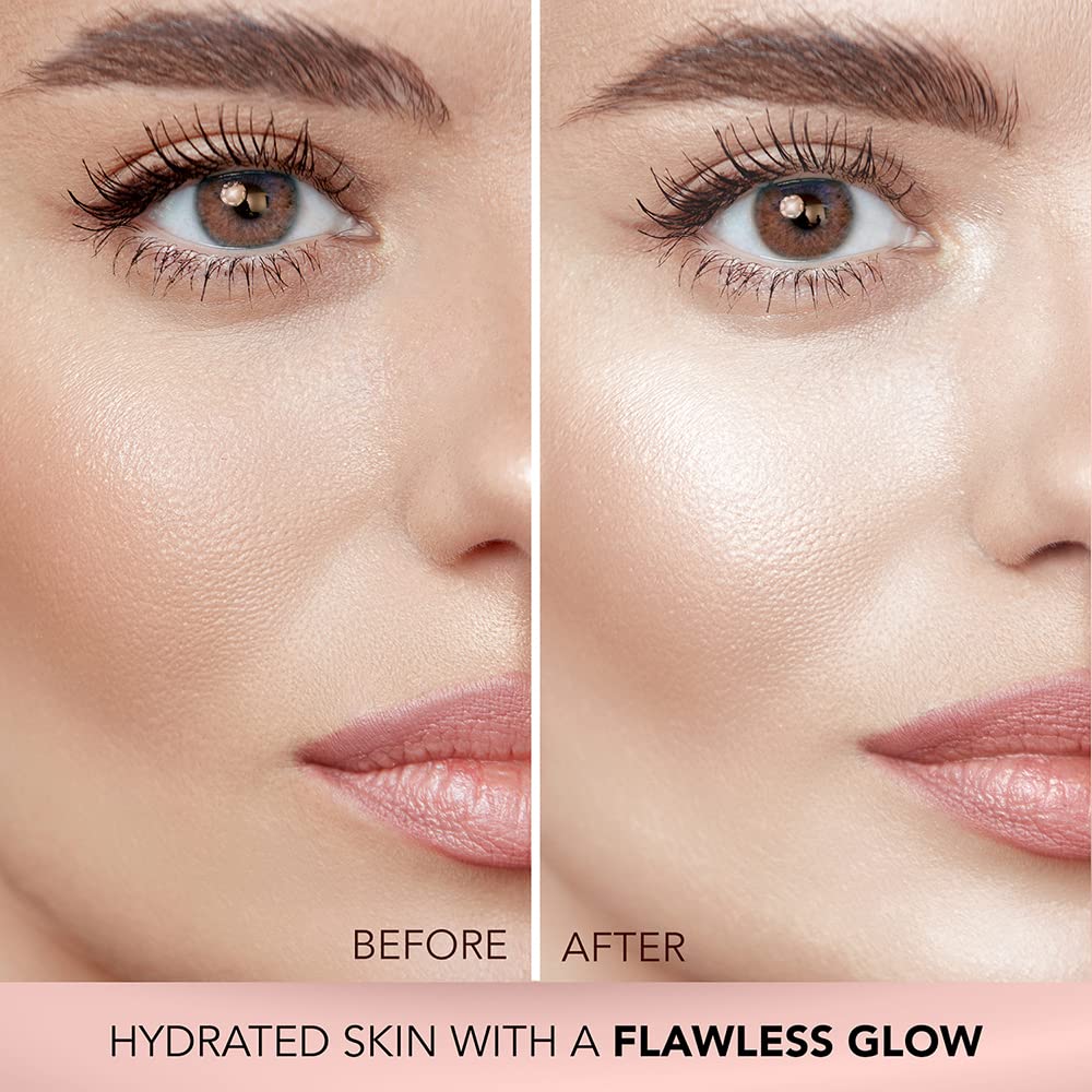 FACES CANADA Face & Eyes Duo| Strobe Cream - Rose Gold (30 ml) & Magneteyes Kajal - Black (0.35 gm) | Highlighter Glow | Waterproof & Smudgeproof