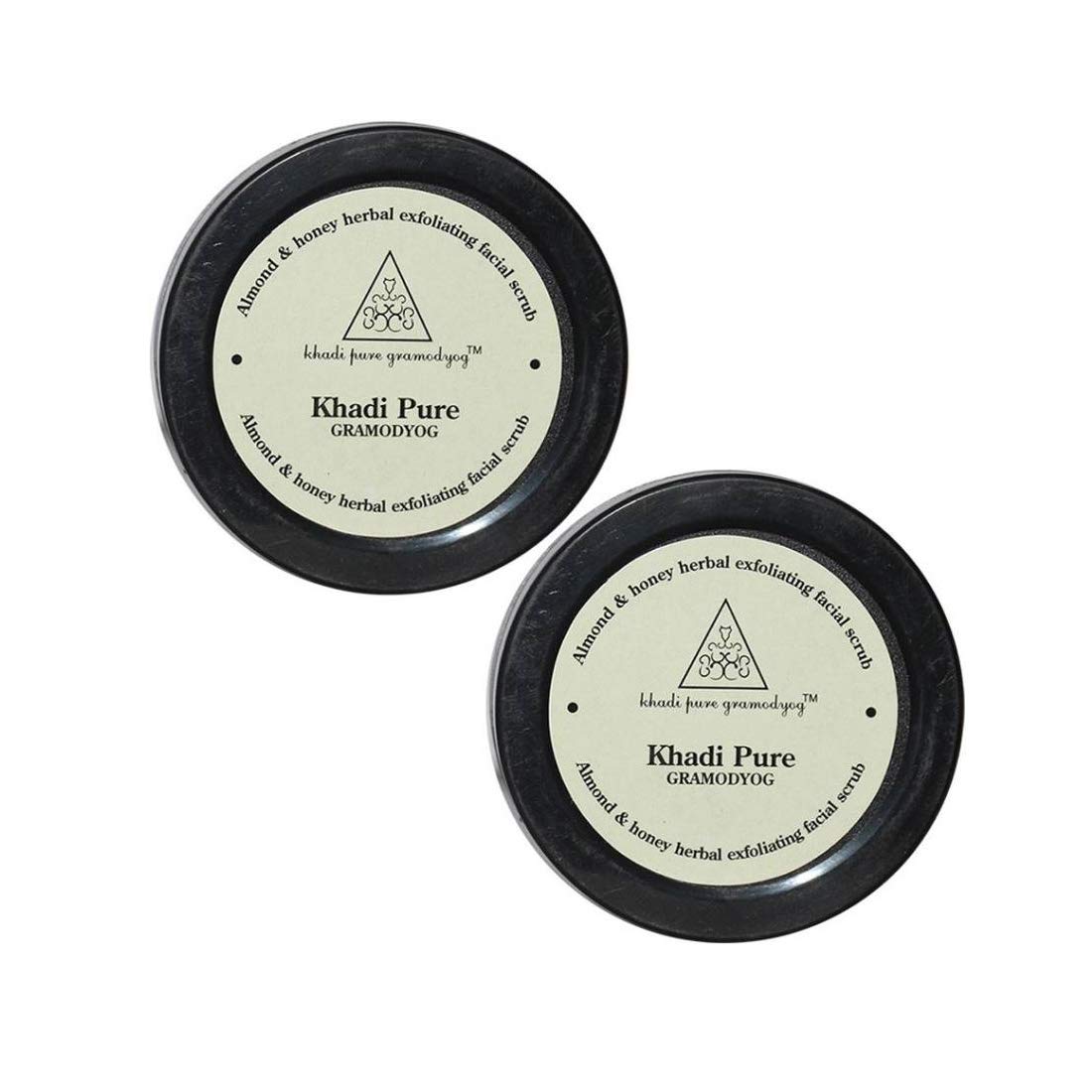 Khadi Pure Herbal Almond & Honey Exfoliating Facial Scrub, 50 G (Pack Of 2)