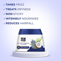 Parachute Advansed Coconut & Rosemary Hair Cream 210ml | Anti – HairFall | 10X Hair Breakage Reduction | 2X Smoother, Softer Hair | Leave-in Hair Cream | Pre Wash Hair Cream | For Men & Women