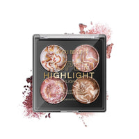 LAKYOU BEAUTY Super Highlight Highlighter | Multishade Highlighter Palette | Travel Friendly | Highly Pigmented | Easy to Blend | Long Lasting | Shade-02 | 15g