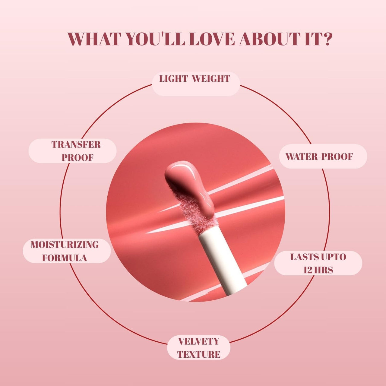 Lakyou Beauty Color Infusion Liquid Lipstick | Non-Transfer | Matte | Long Lasting Wear | 6ml | 09(Crimson)