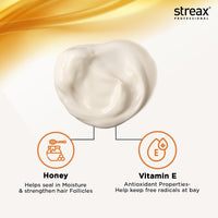 Streax Professional Spa Nourishment Hair Masque For Women|Normal To Dry Hair|Enriched With Honey&Vitamin E|Conditions,Softens&Detangles Hair|Reveals Softer,Smoother&Shinier Hair,200 G,1 Count
