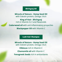 Hampa Bhringraj Hair Oil 100Ml+ Nutraelixir Shampoo 200Ml | No Toxins
